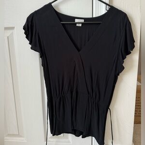 J by JCrew black blouse, size 8